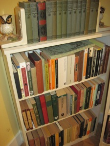 The classics bookcase.