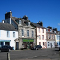 Main street, showing The Bookshop