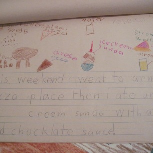 My spelling wasn't always impeccable. (To be fair, I think I was six.)