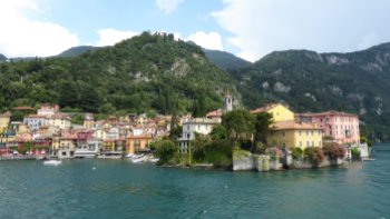 Varenna, as seen from Lake Como ferry. Photo by Chris Foster