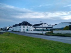 Our B&B was meters from Bruichladdich distillery.
