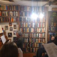 Shakespeare and Co. carol singing